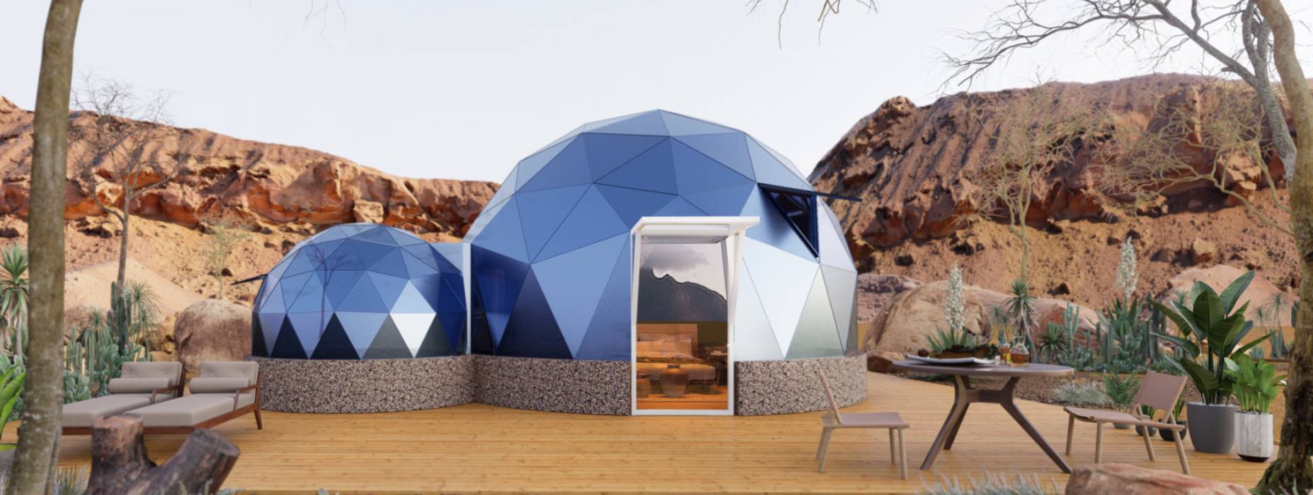 临颍县球形智能光伏玻璃星空房